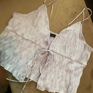 Lavender Strap Top